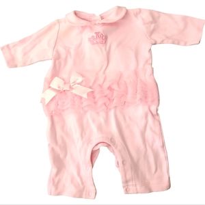 CLEARANCE!! Balls brand, Pink onesie, 0-3 Months